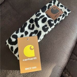 Carhartt Black and White Animal Print Headband